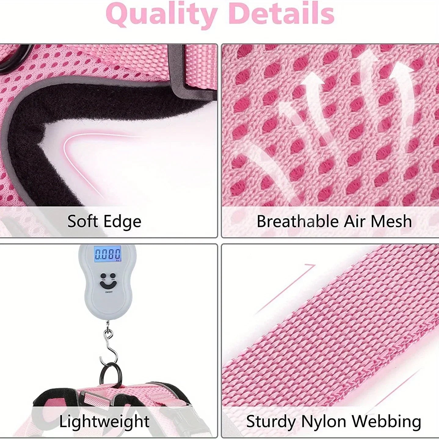 Non-Slip Adjustable Cat Leash