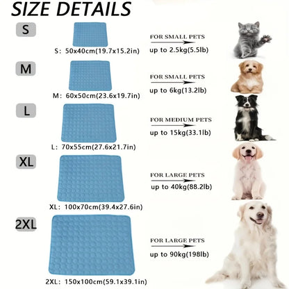 Durable Dog Cooling Mat Blanket