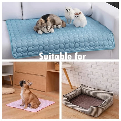 Durable Dog Cooling Mat Blanket