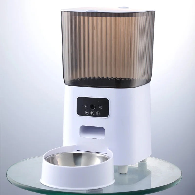 Double Bowls Smart Automatic Cat Feeder With Camera