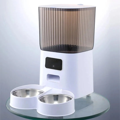 Double Bowls Smart Automatic Cat Feeder With Camera