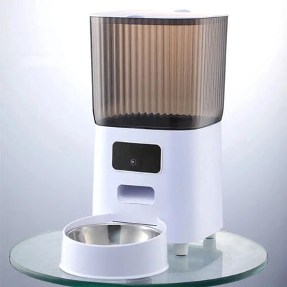Double Bowls Smart Automatic Cat Feeder With Camera