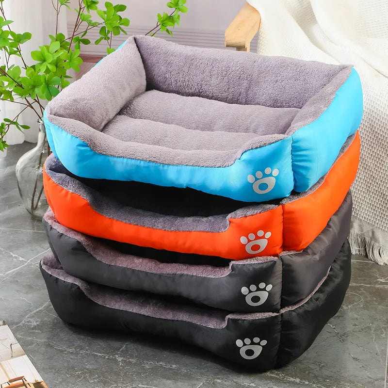 Soft Warm Color Square Winter House