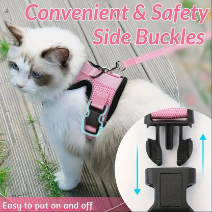 Non-Slip Adjustable Cat Leash