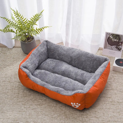 Soft Warm Color Square Winter House
