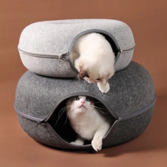 Felt Donut Bed With Breather Hole