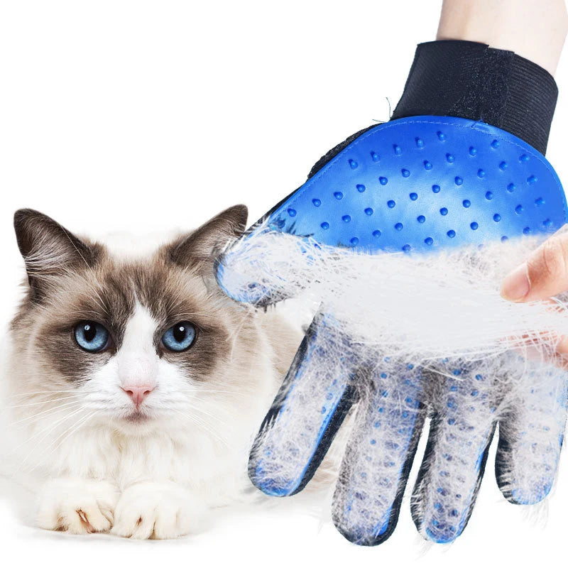 Rubber Pet Hair Remove Gloves