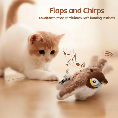 Flapping Bird with Catnip Interactive Cat Toy