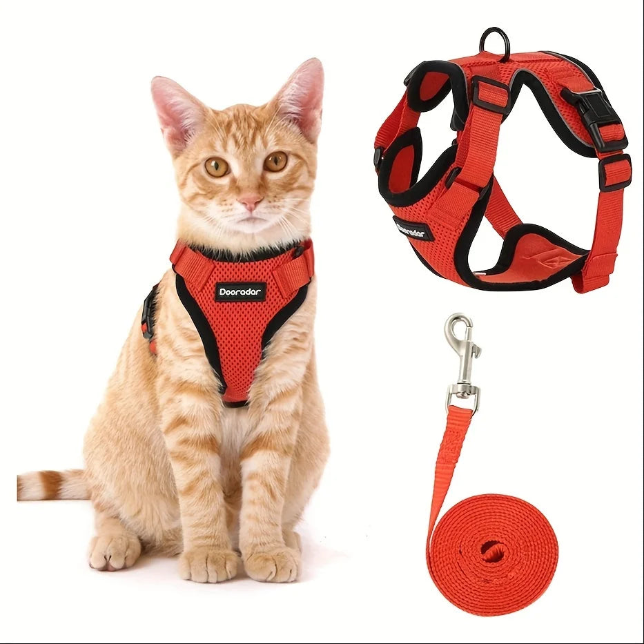 Non-Slip Adjustable Cat Leash