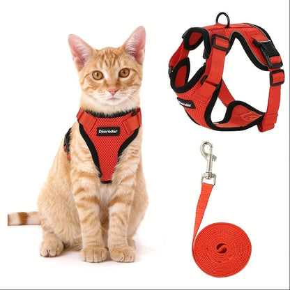 Non-Slip Adjustable Cat Leash