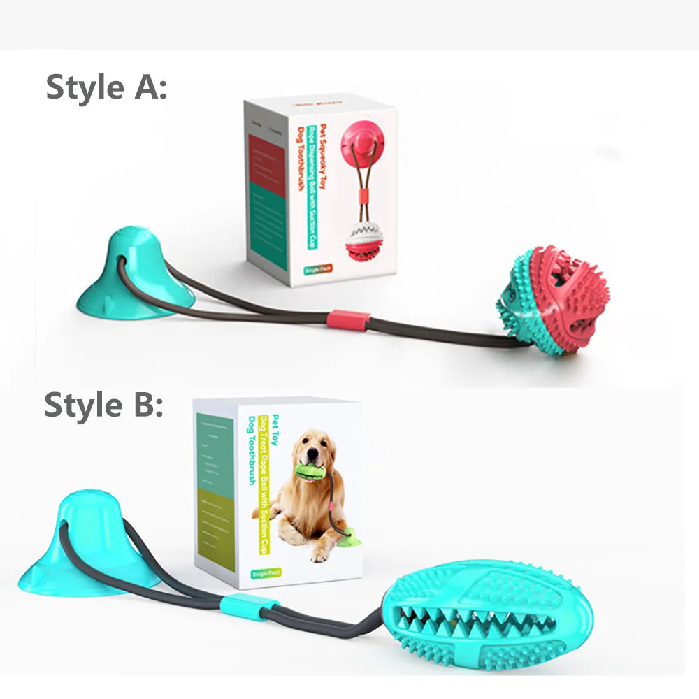 Silicon Suction Cup Tug Interactive Toy