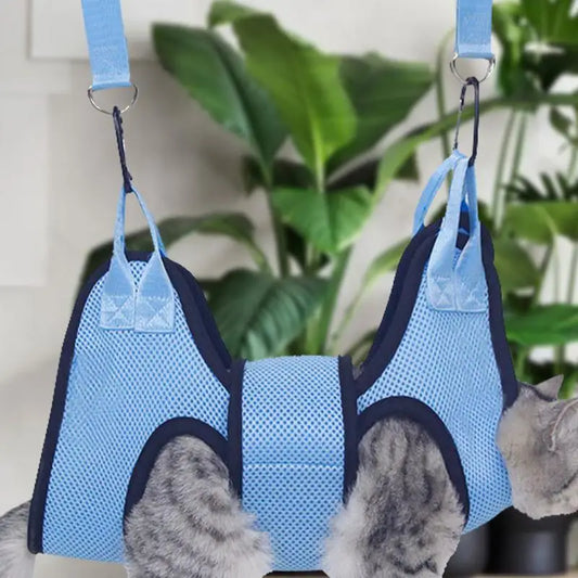 Pet Grooming Hammock With Security Strap