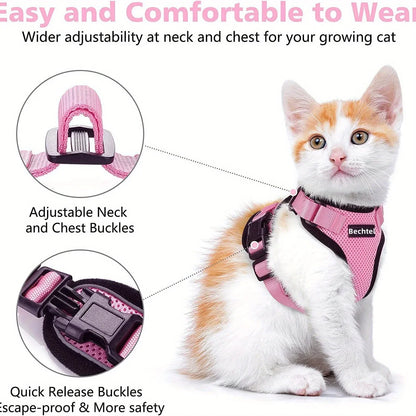 Non-Slip Adjustable Cat Leash