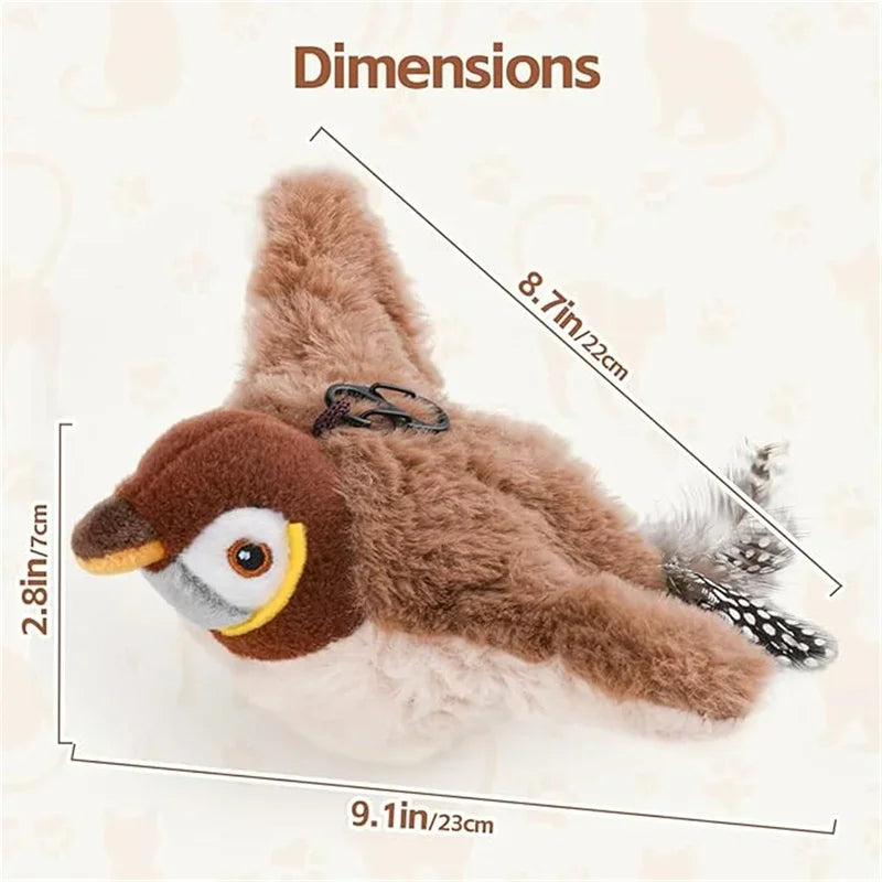 Flapping Bird with Catnip Interactive Cat Toy