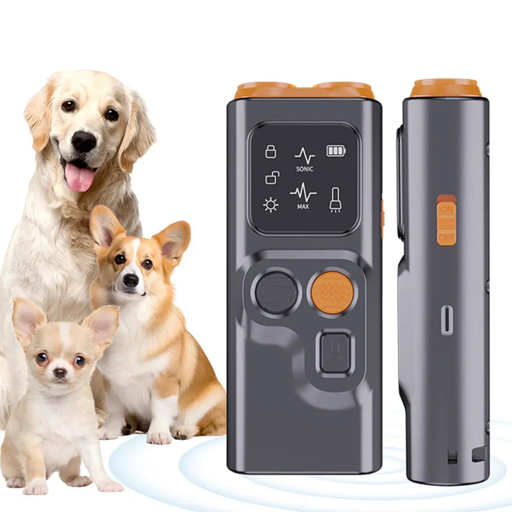 Rechargeable Sonic Anti Dog Bark Deterrent Device