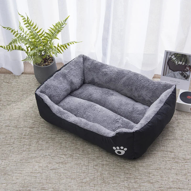 Soft Warm Color Square Winter House