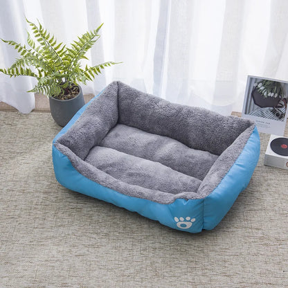 Soft Warm Color Square Winter House