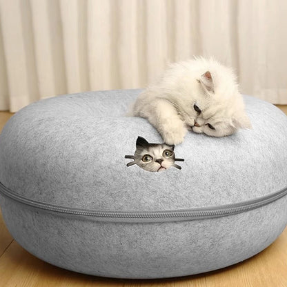 Felt Donut Bed With Breather Hole