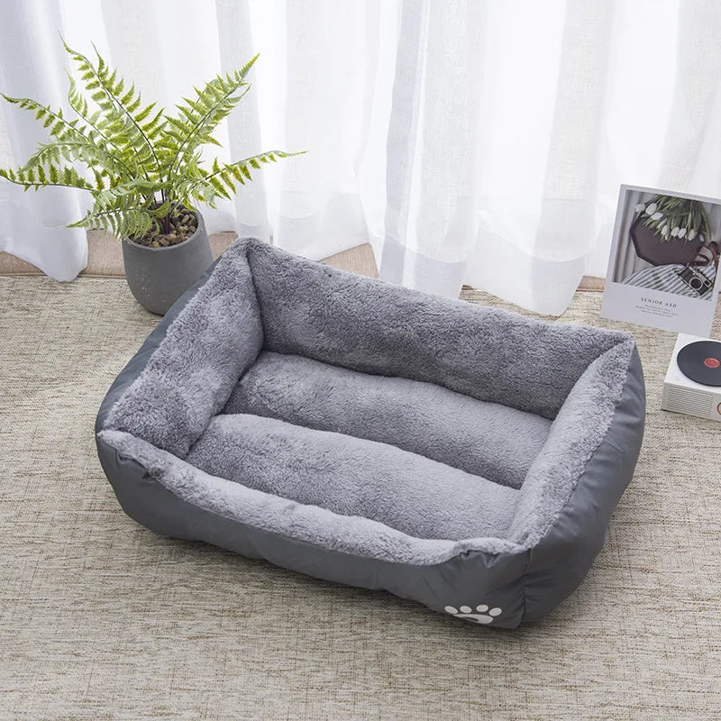 Soft Warm Color Square Winter House