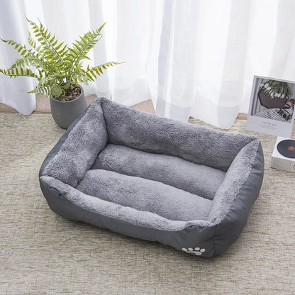 Soft Warm Color Square Winter House
