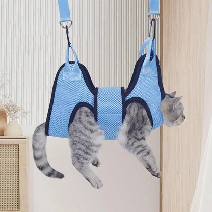 Pet Grooming Hammock With Security Strap