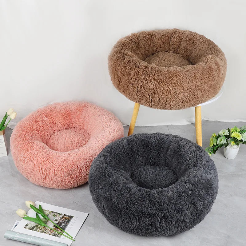 Detachable and Washable Round Nest Pet Bed